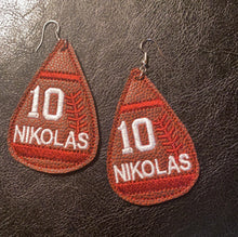 Load image into Gallery viewer, Football Earrings-Customized