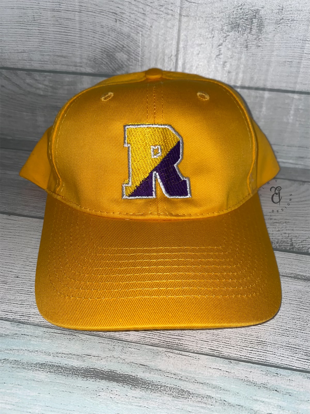 OOPS! Yellow/Gold Split R Cap-Adult