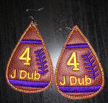 Load image into Gallery viewer, Football Earrings-Customized