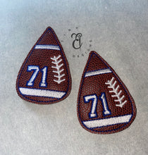Load image into Gallery viewer, Football Earrings-Customized