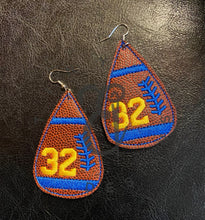 Load image into Gallery viewer, Football Earrings-Customized
